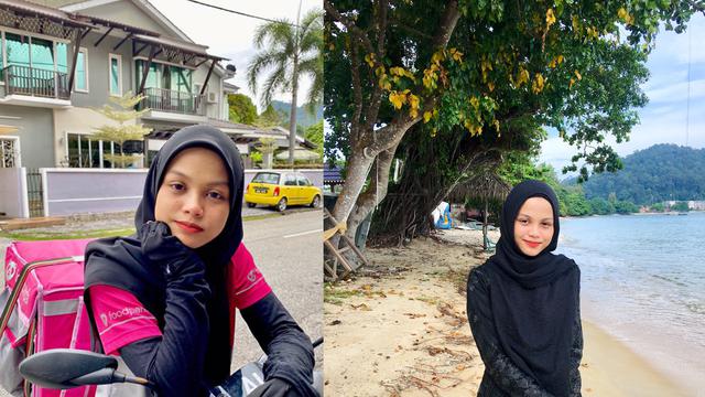 Berparas Cantik Driver Pengantar Makanan Asal Malaysia Ini Jadi Idola Warganet